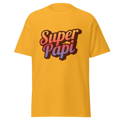 T-shirt classique unisexe 100% coton - Super Papi