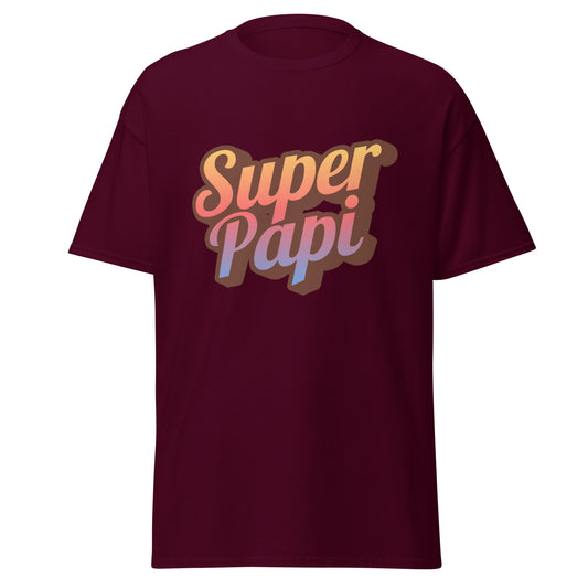 T-shirt classique unisexe 100% coton - Super Papi