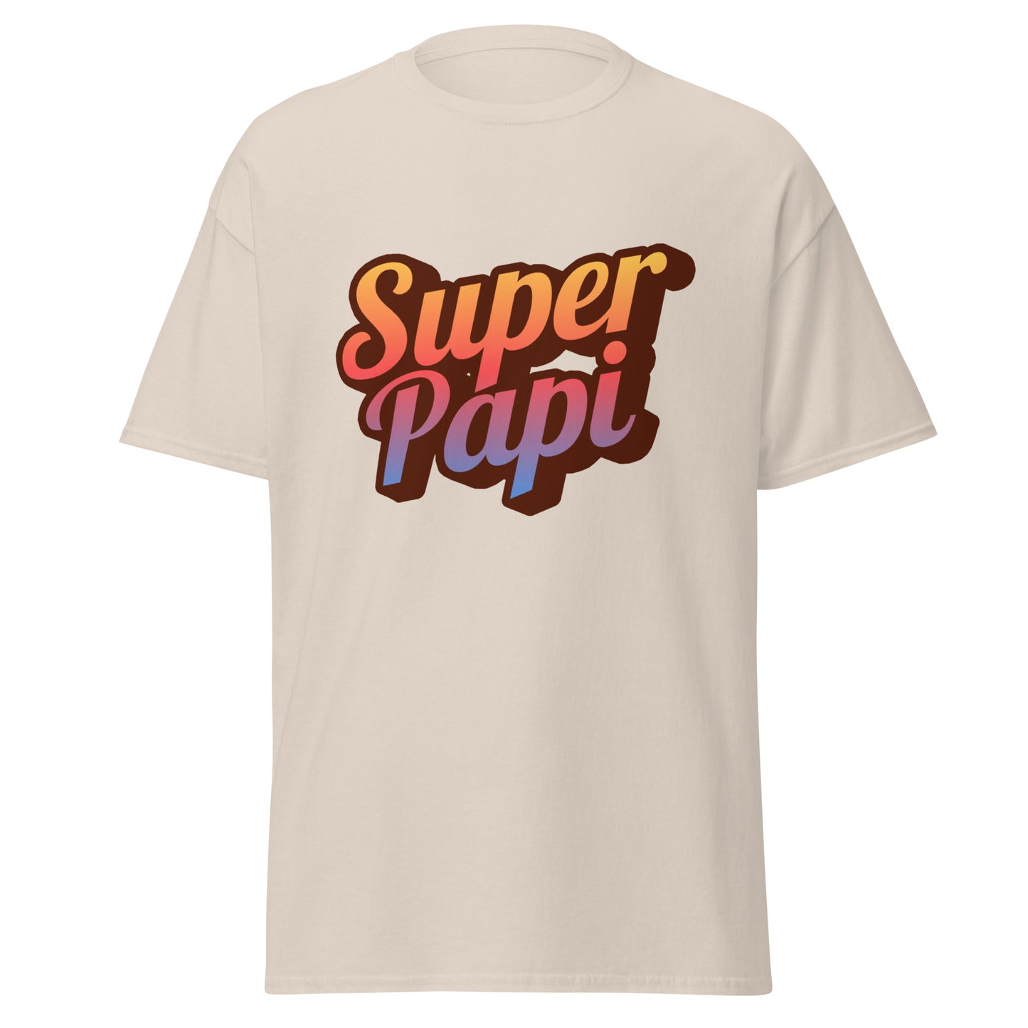 T-shirt classique unisexe 100% coton - Super Papi