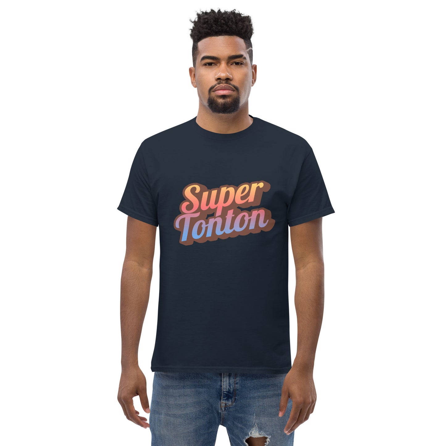 T-shirt classique unisexe 100% coton - Super Tonton