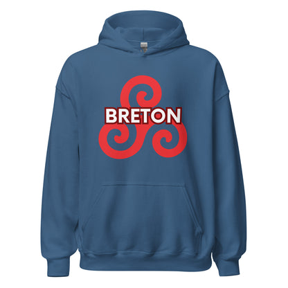 Sweat à capuche / Hoodie Breton - Triskel