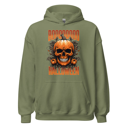 Sweat à capuche Halloween avec motif citrouille crâne parfait pour un cadeau original